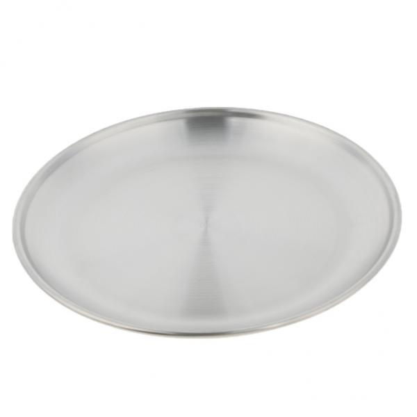 2-3pack Stainless Steel Round Plate Dish Camping Picnic Food Salad Container