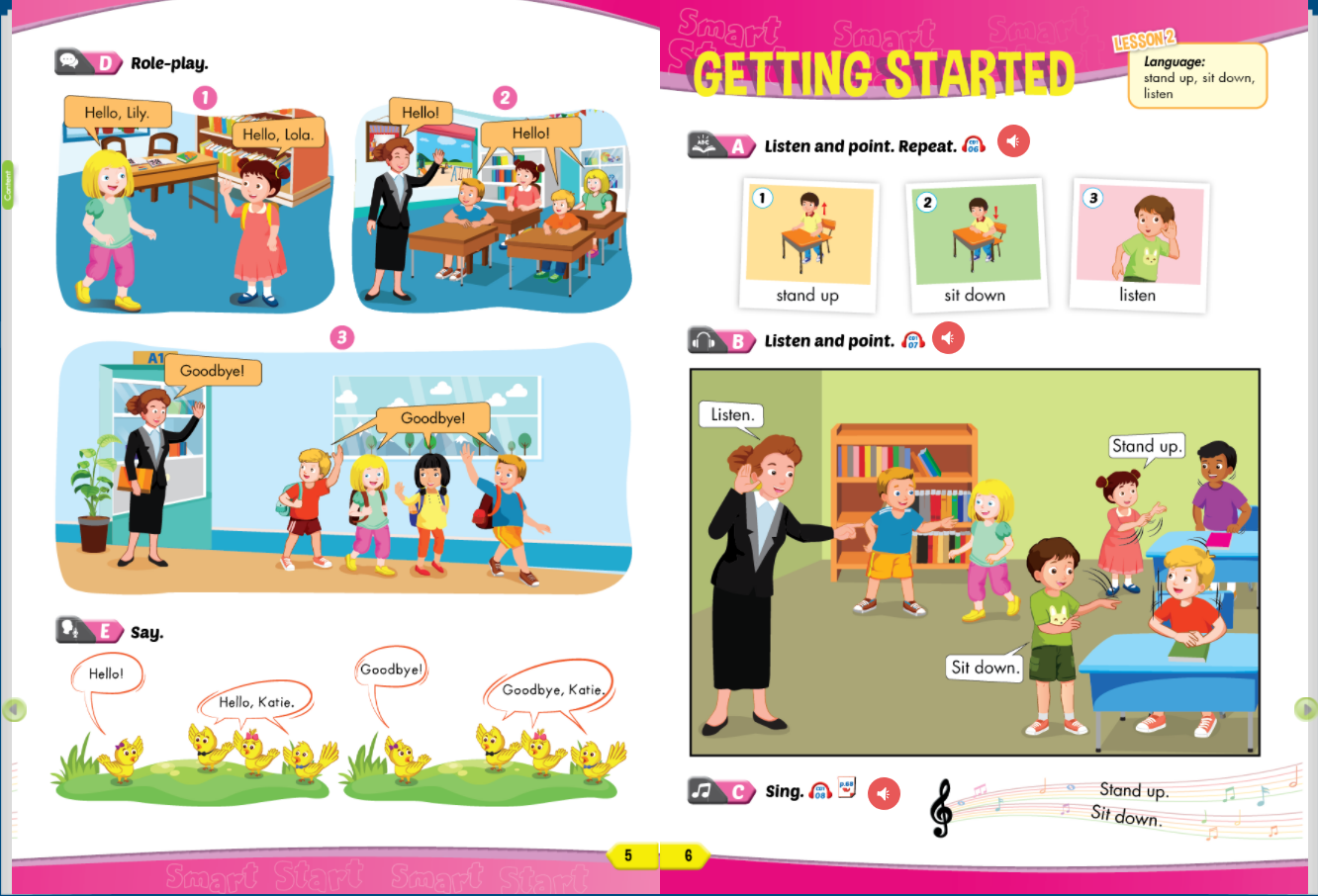 Tiếng Anh 1 i-Learn Smart Start Sách mềm sách học sinh
