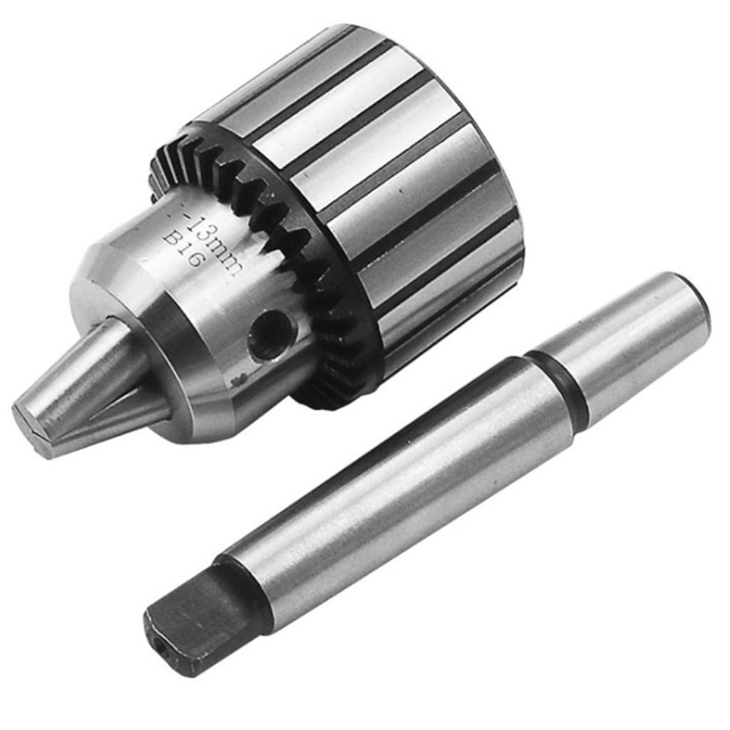 Machine Precision Carbon Steel Keyless Lathe Drill Chuck MT2-B16 1-13mm Range