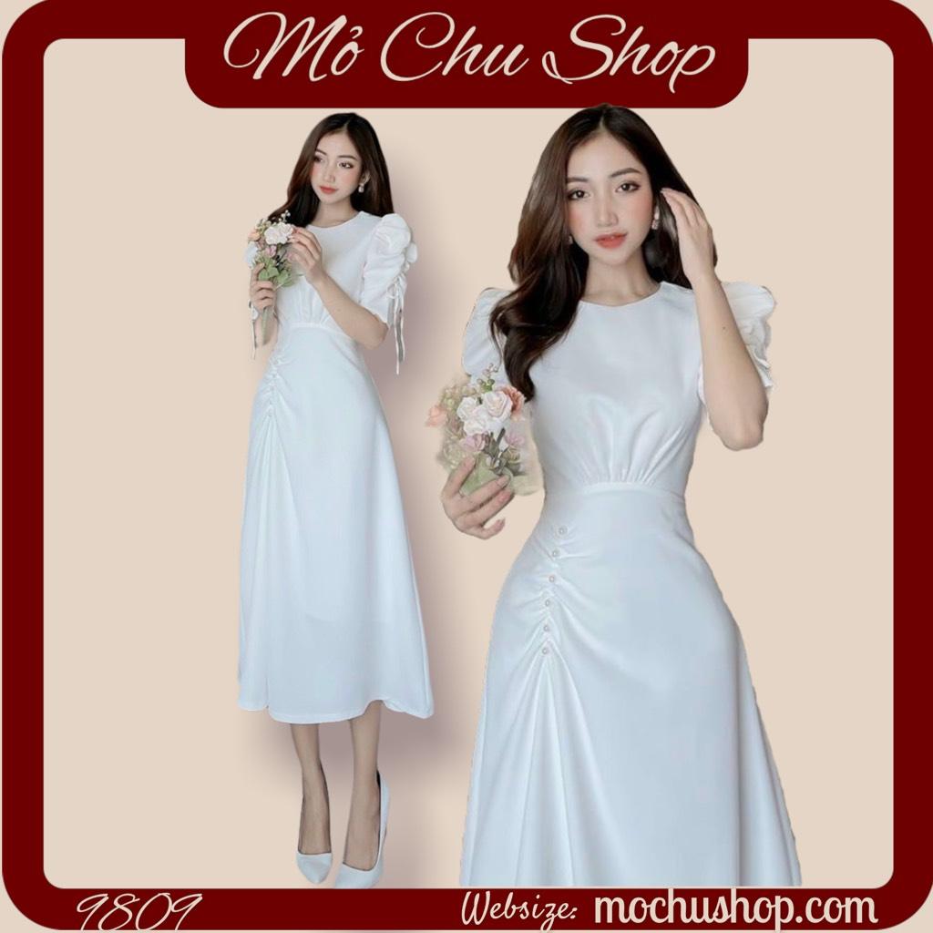 ĐẦM XÒE NHÚN EO KẾT HẠT RÚT TAY 74262135
