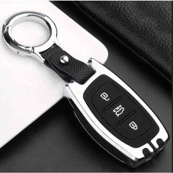 Ốp khóa Tucson, I10, Elantra Lót Cao Su Kim Loại Hyundai
