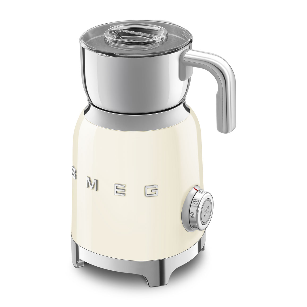 Máy Làm Nóng Chocolate & Tạo Bọt Sữa Smeg MFF11CREU Màu Kem Hàng chính hãng
