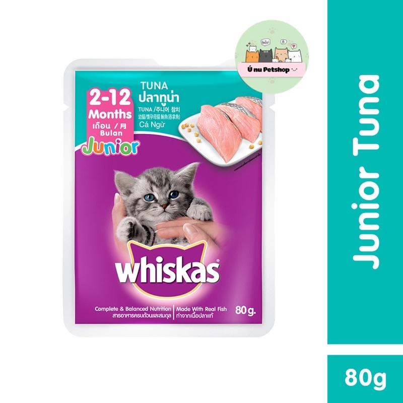 10 gói Pate WHISKAS cho mèo lớn và mèo con