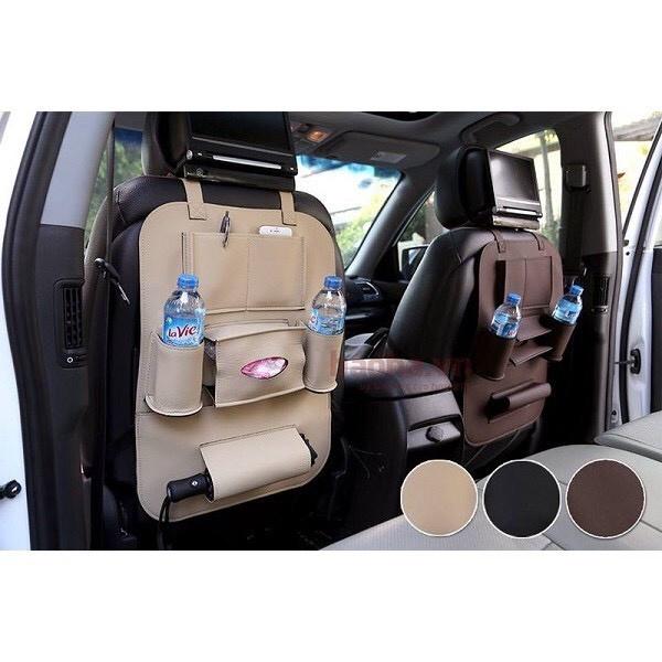 Túi đựng đồ sau ghế ô tô chất liệu da cao cấp - túi đựng đồ treo sau ghế ô tô, lưng ghế ô tô