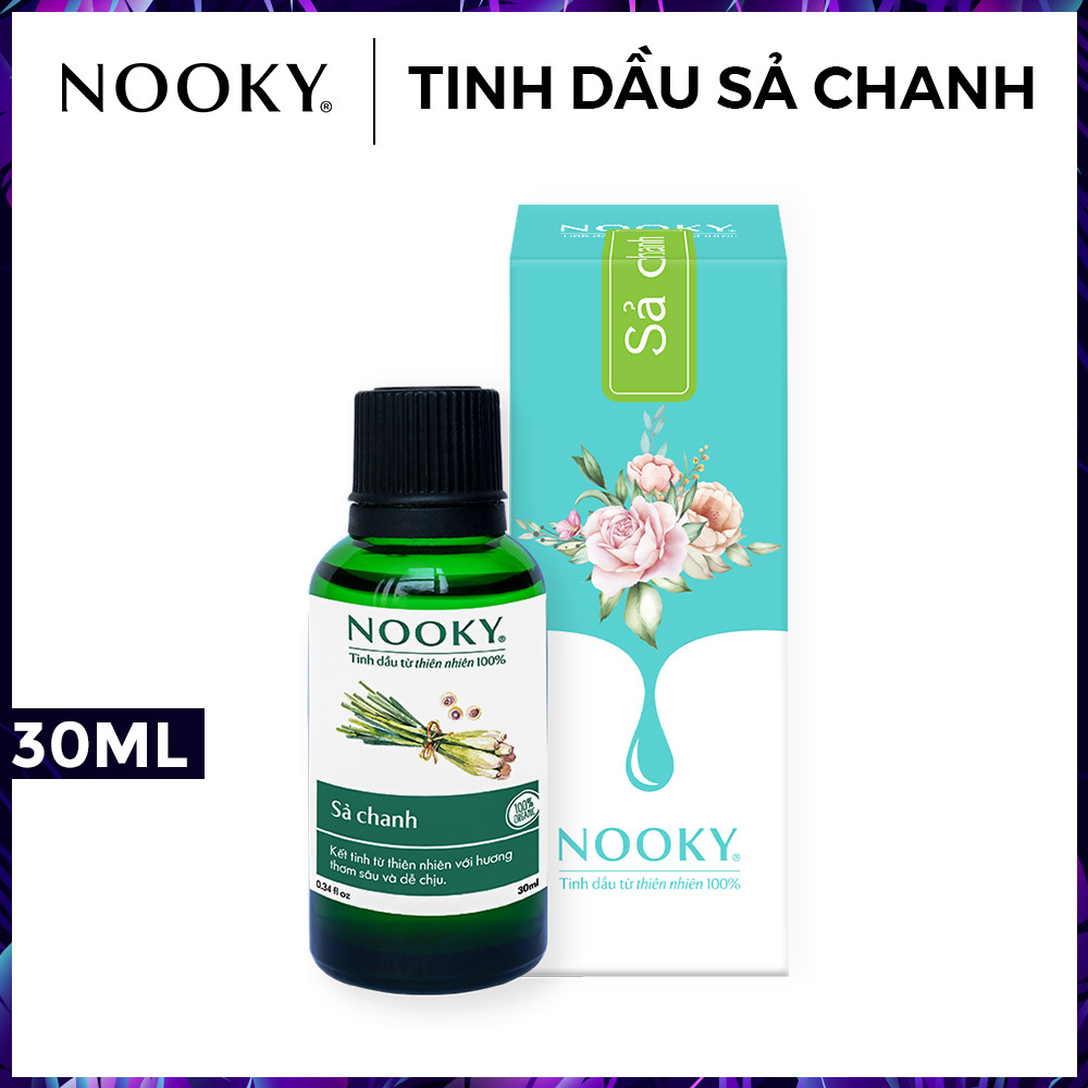 [30ml] Tinh dầu Sả Chanh NOOKY 100% Thiên Nhiên - TORO FARM