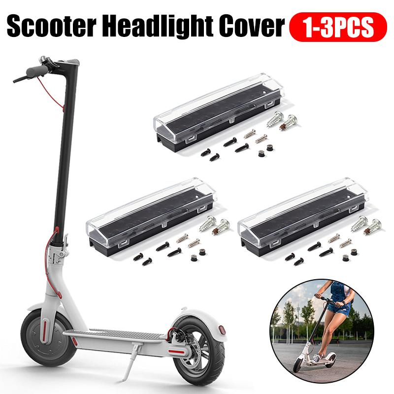 Vỏ đèn pha bằng nhựa nắp đèn phía trước cho Kugoo S1 S2 S3 Phụ kiện xe tay ga Đèn phía trước Đèn bảo vệ Color: 3pc Light Cover