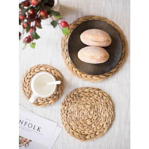 Thảm, đĩa lục bình 40cm