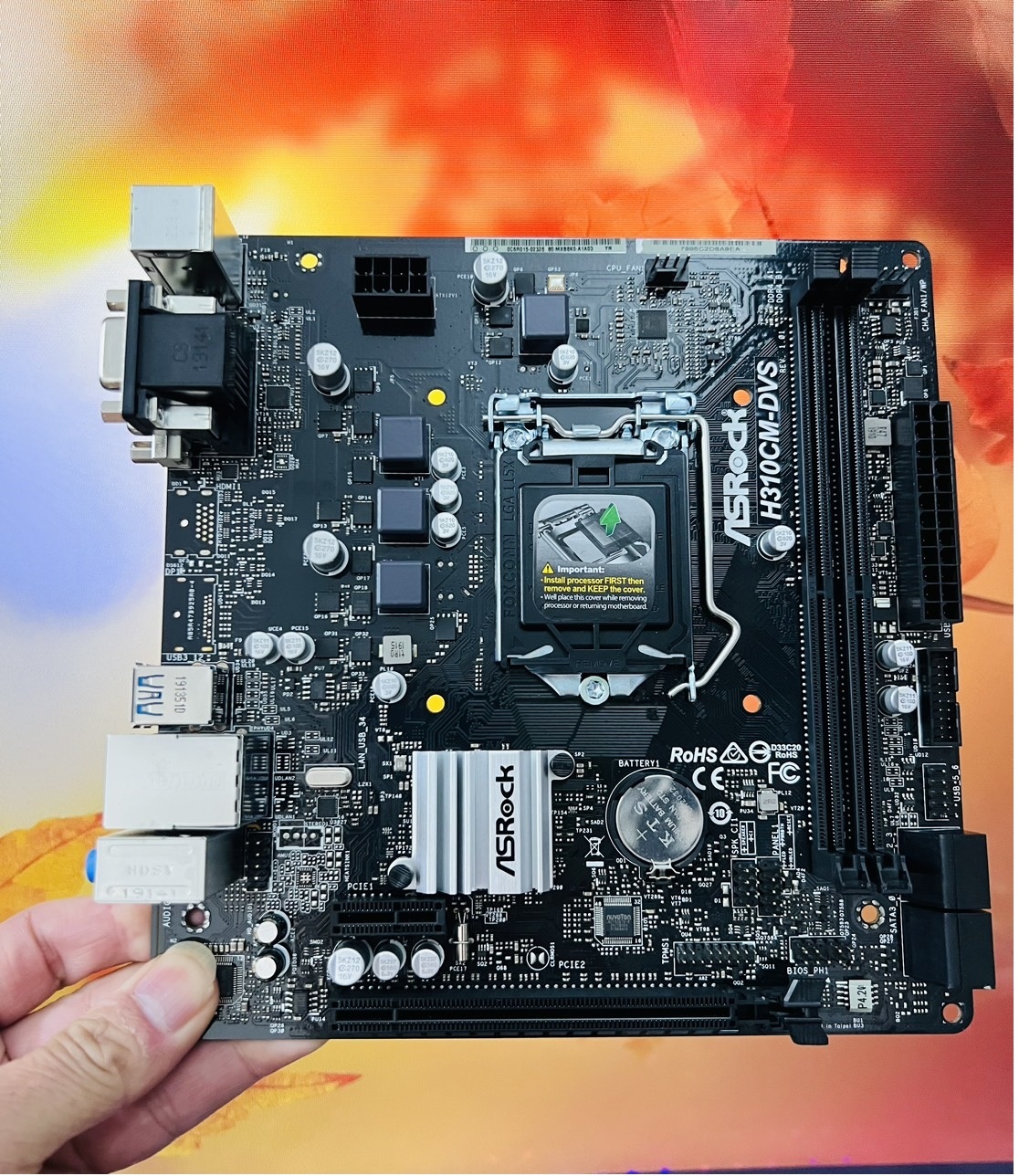 Bo Mạch Chủ (Mainboard) Asrock H310CM-DVS - HÀNG CHÍNH HÃNG