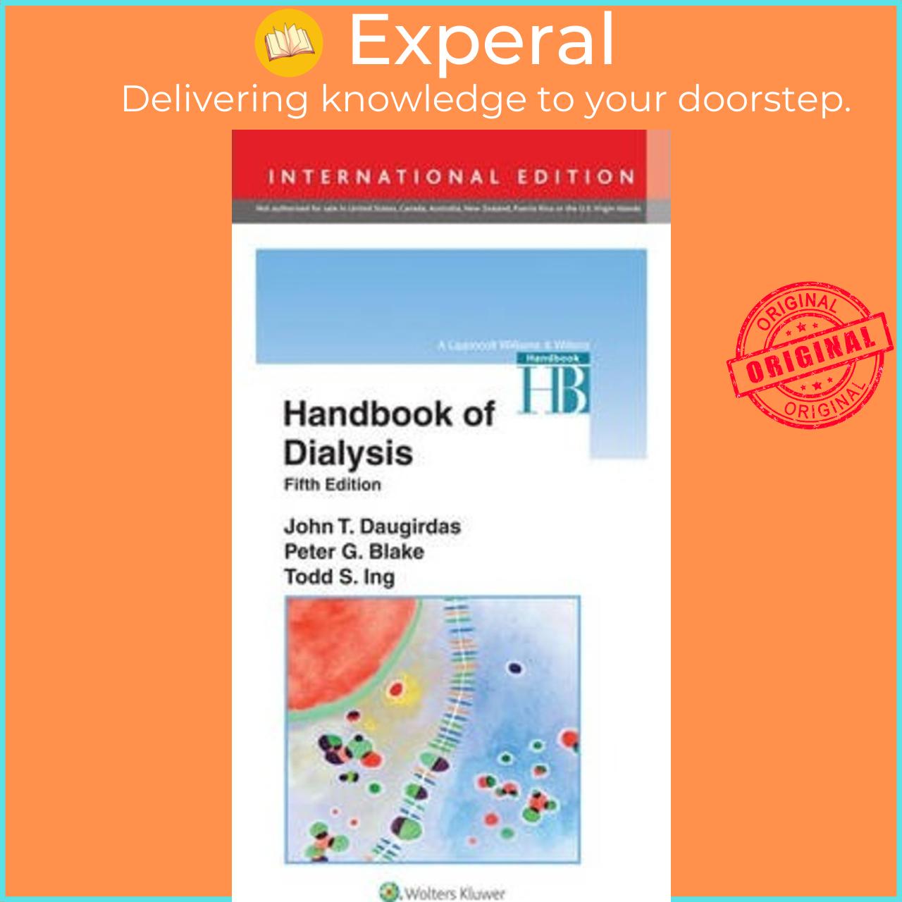 Sách - Handbook of Dialysis by John T. Daugirdas