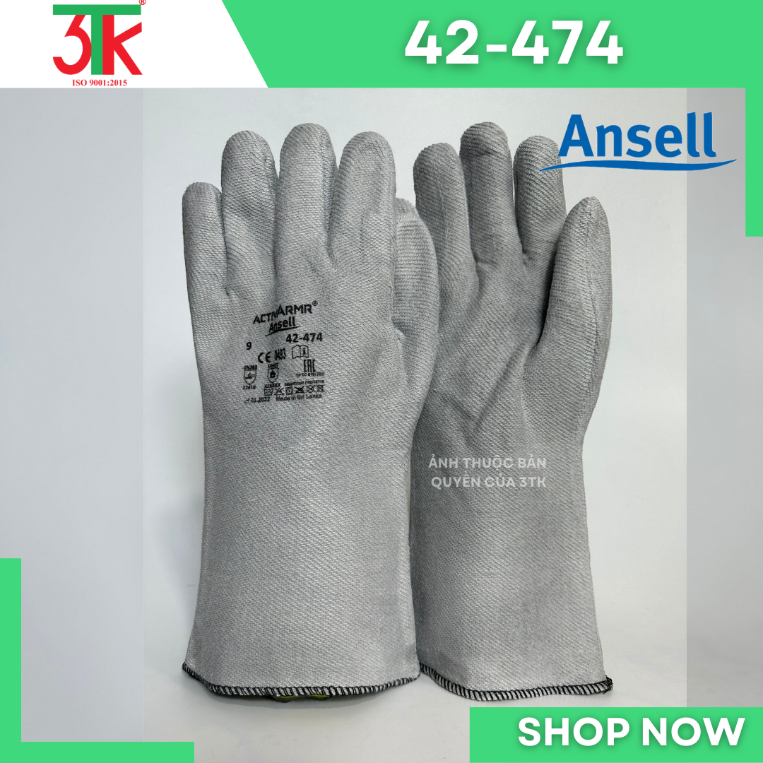 Găng tay Bảo hộ lao động Ansell  42-474 chịu nhiệt