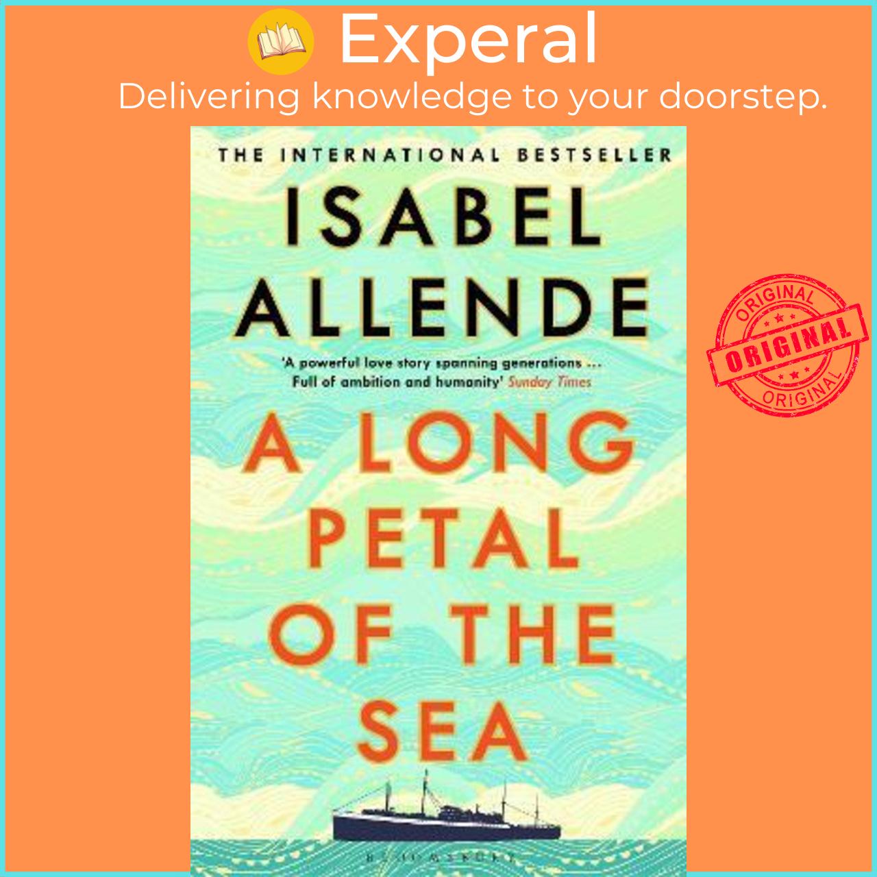 Hình ảnh Sách - A Long Petal of the Sea by Isabel Allende (UK edition, paperback)