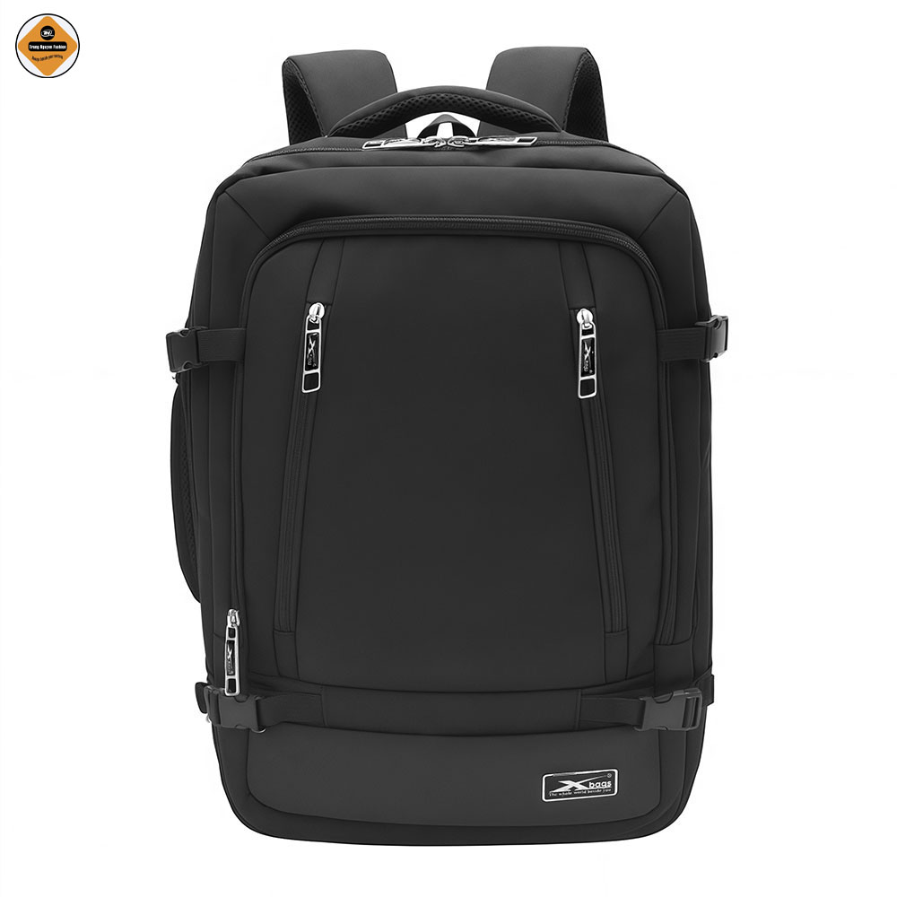 Balo đa năng cỡ lớn Xbags Leader Pro XB2010 màu đen, balo du lịch – đi làm đựng laptop 17 inch