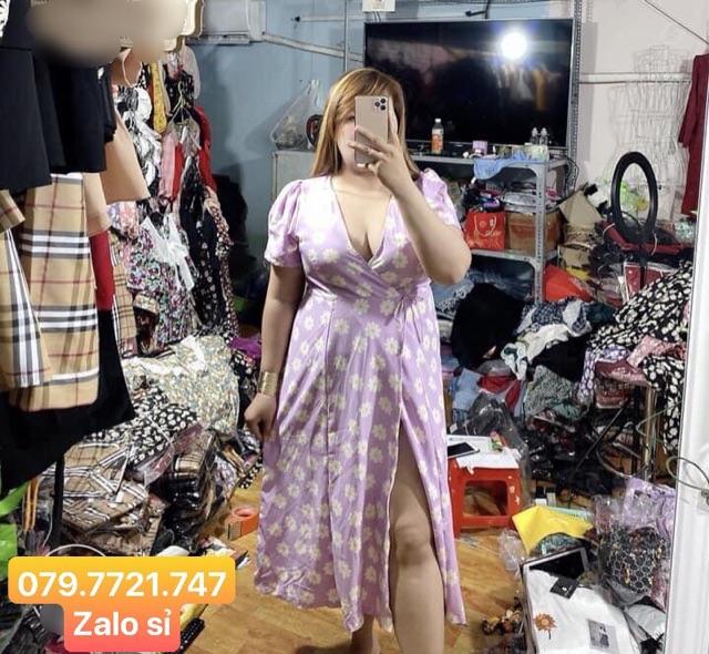 ĐẦM MAXI CÚC TÍM BIGSIZE 55-90kg (có size
