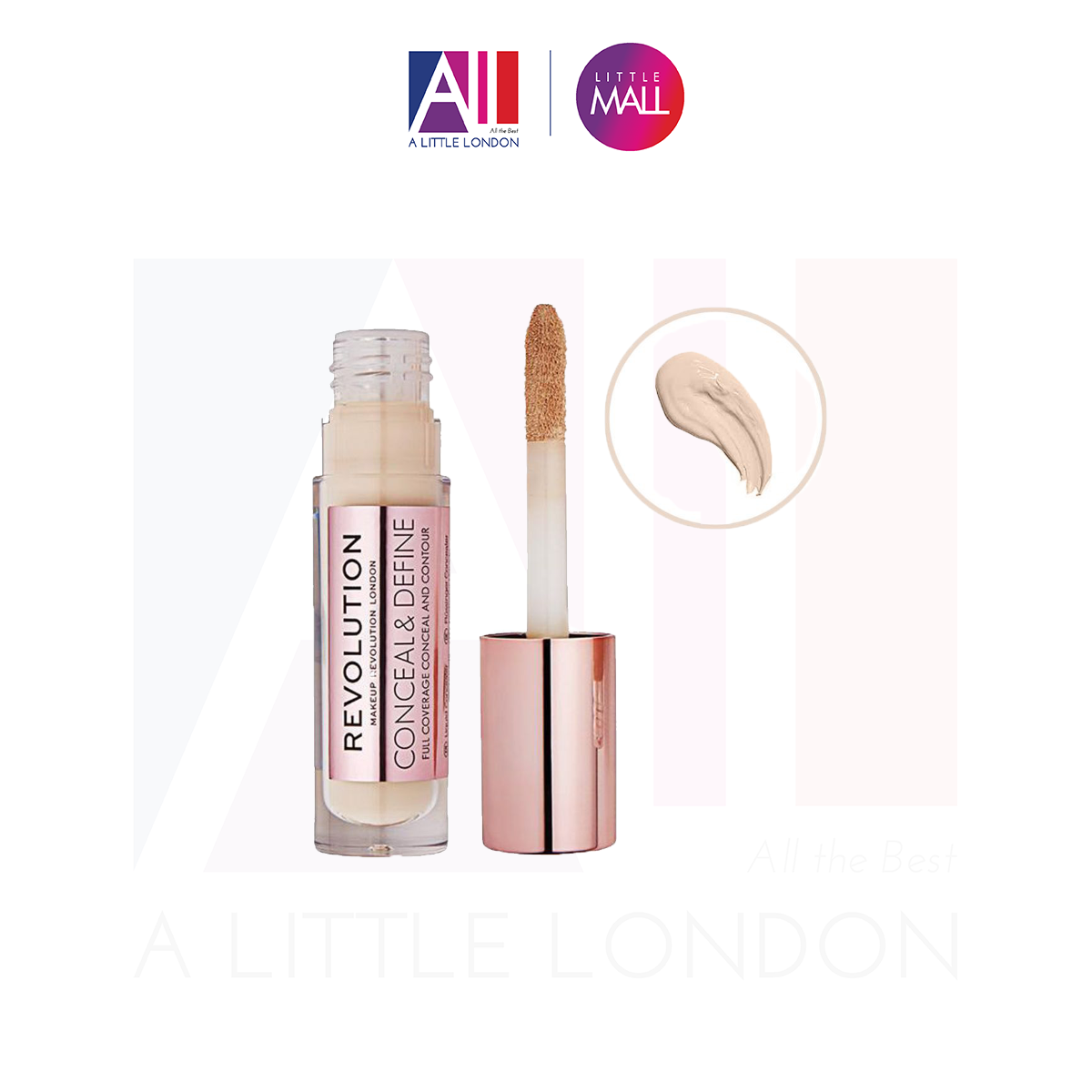 Kem che khuyết điểm Makeup Revolution Conceal And Define Concealer (Bill Anh)