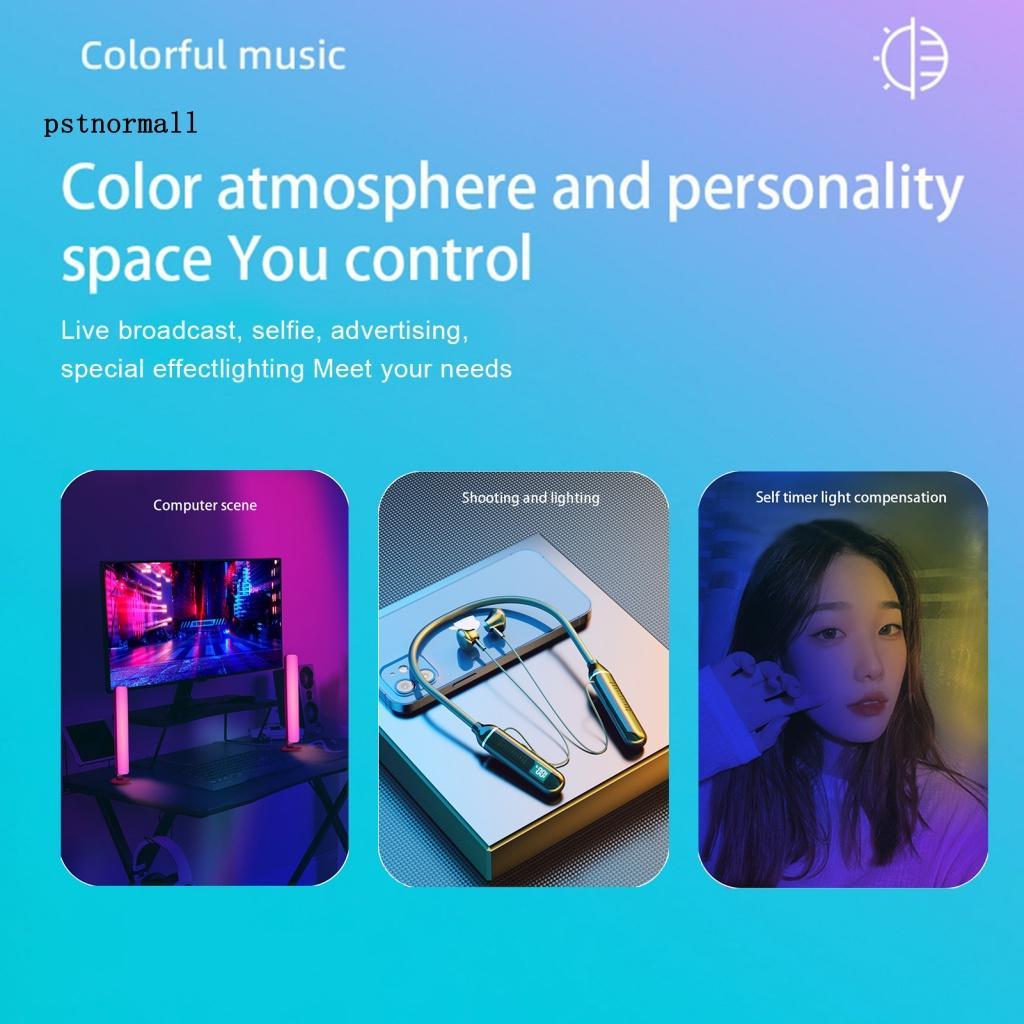 Bộ 2 Đèn LED RGB Để Bàn Siêu Nhẹ Màu Sắc RGB