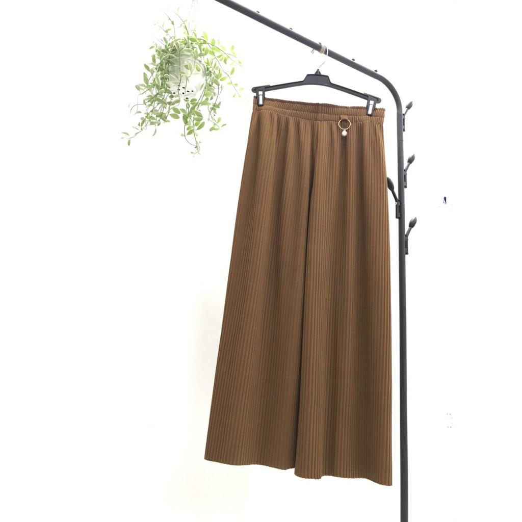 Quần Trung Niên, Mẫu Quần Thun Xếp Ly Ống Rộn Chiều Lưng Thun Trẻ Trung Freesize | Thời trang Nữ