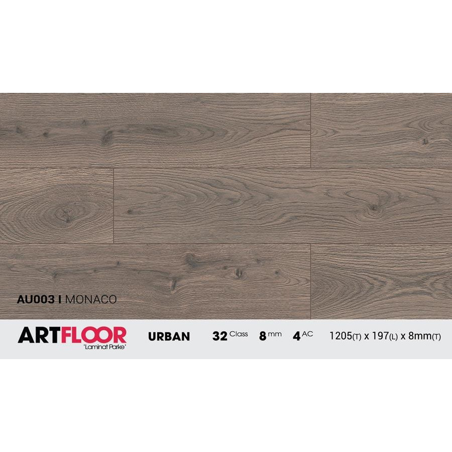 Sàn Gỗ Công Nghiệp -Sàn gỗ  Artfloor AU003 - Urban - Monaco - 8mm - AC4