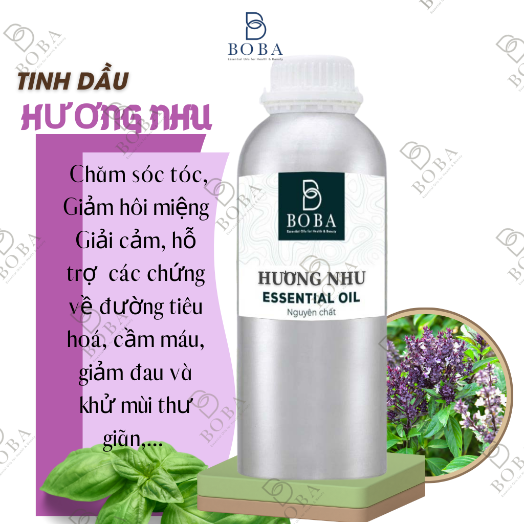 (HCM) Tinh Dầu Lít Nhập Ấn Khuếch Tán Hương Thơm, Xông Phòng, Thư Giãn, Kiếm Soát Mùi - BOBA NATURALS