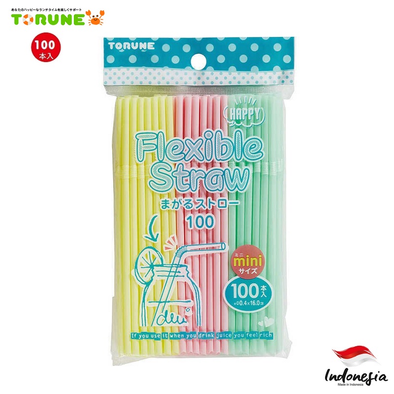 Ống hút bọc giấy Torune Freshful/ Torune Flexible - Hàng nội địa Nhật Bản