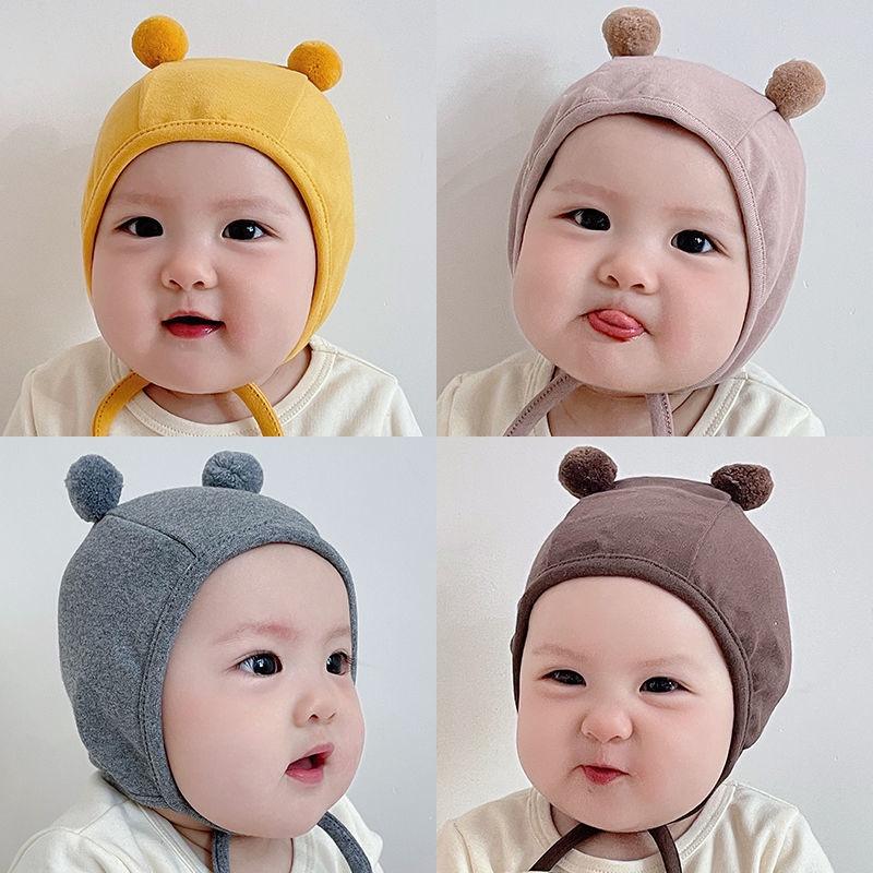 Mũ Nón Cục Bông Siêu Cute Cho Bé Từ 0-12 Tháng Bebé Tí Tẹo