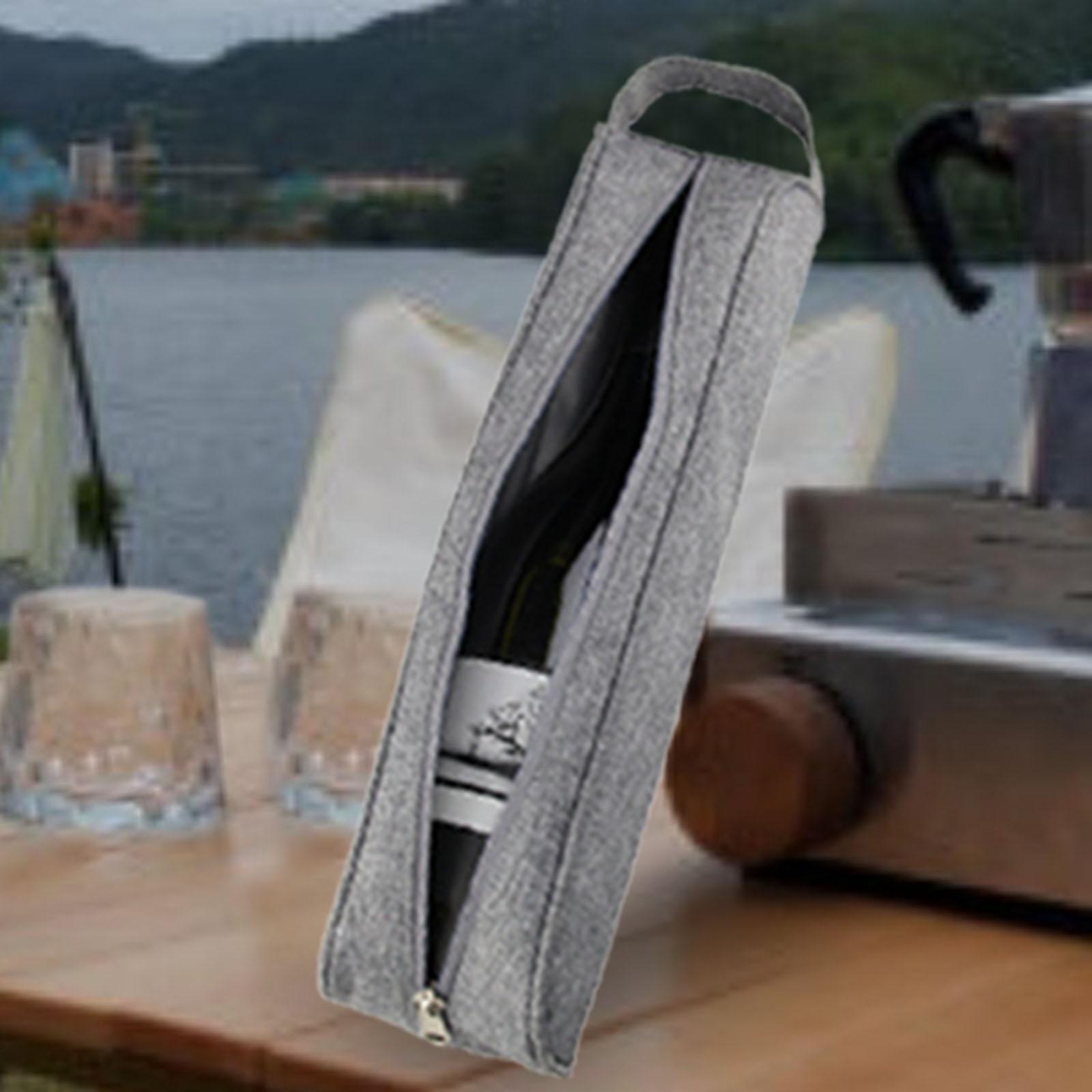 Single Bottle  Tote Bag  Bag Storage Case  Storage Bag Keeps  Ice Cold Thermal  Carrier  Bag for Party