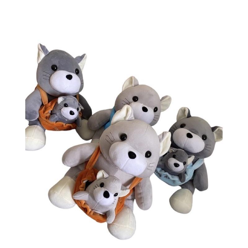 Thú bông chuột địu con sz 35cm