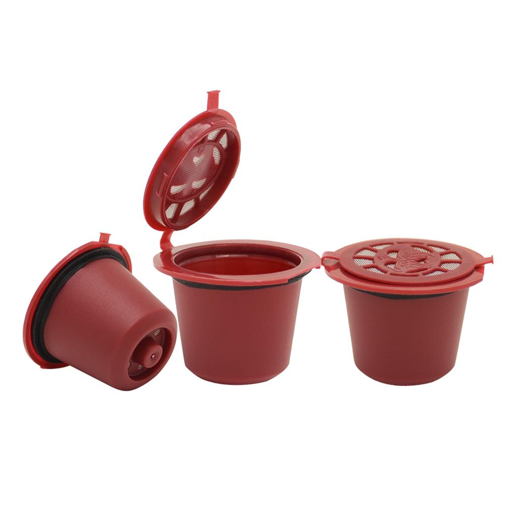 6 Pieces Refillable BPA-Free Coffee Capsule Filter for  Machine
