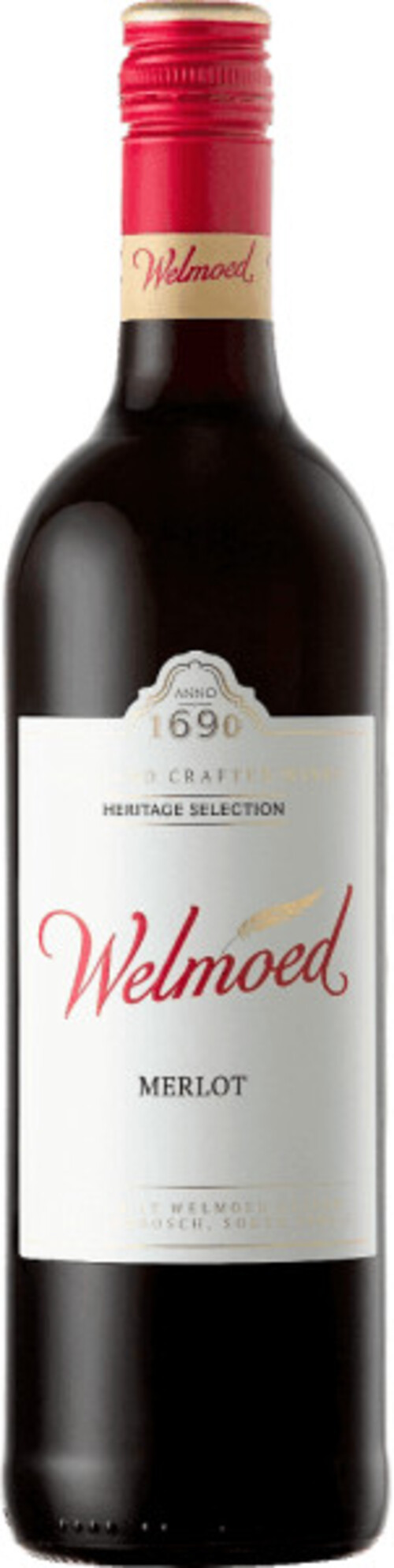Rượu vang đỏ Nam Phi Welmoed, Heritage Selection, Merlot, Stellenboch