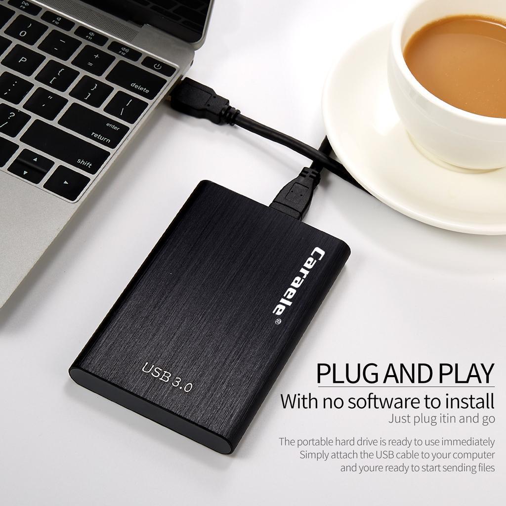 2.5inch  Thin USB3.0 Portable External  Storage-Black