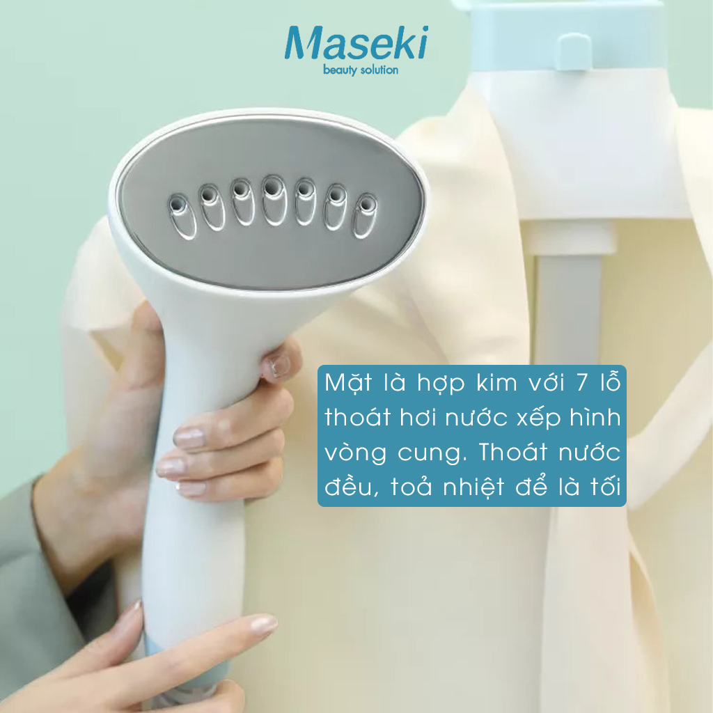 [HÀNG CHÍNH HÃNG] - Bàn Là Hơi Nước Đứng Maseki - Công Suất 1800W, Là/Ủi Nhanh Chóng, Phù Hợp Với Mọi Loại Vải