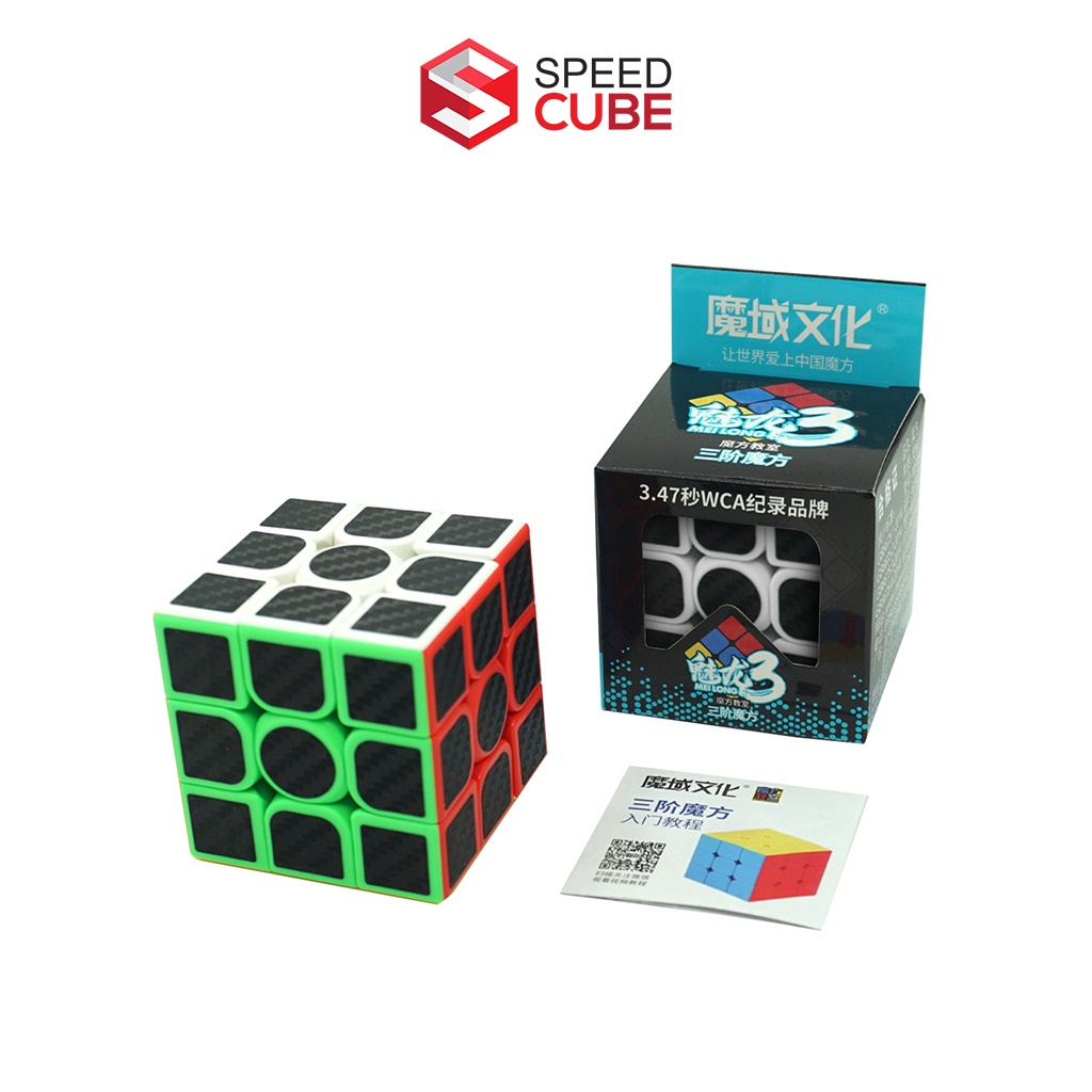 Rubik 3x3 Moyu Meilong 3 Carbon Rubic Giá Rẻ