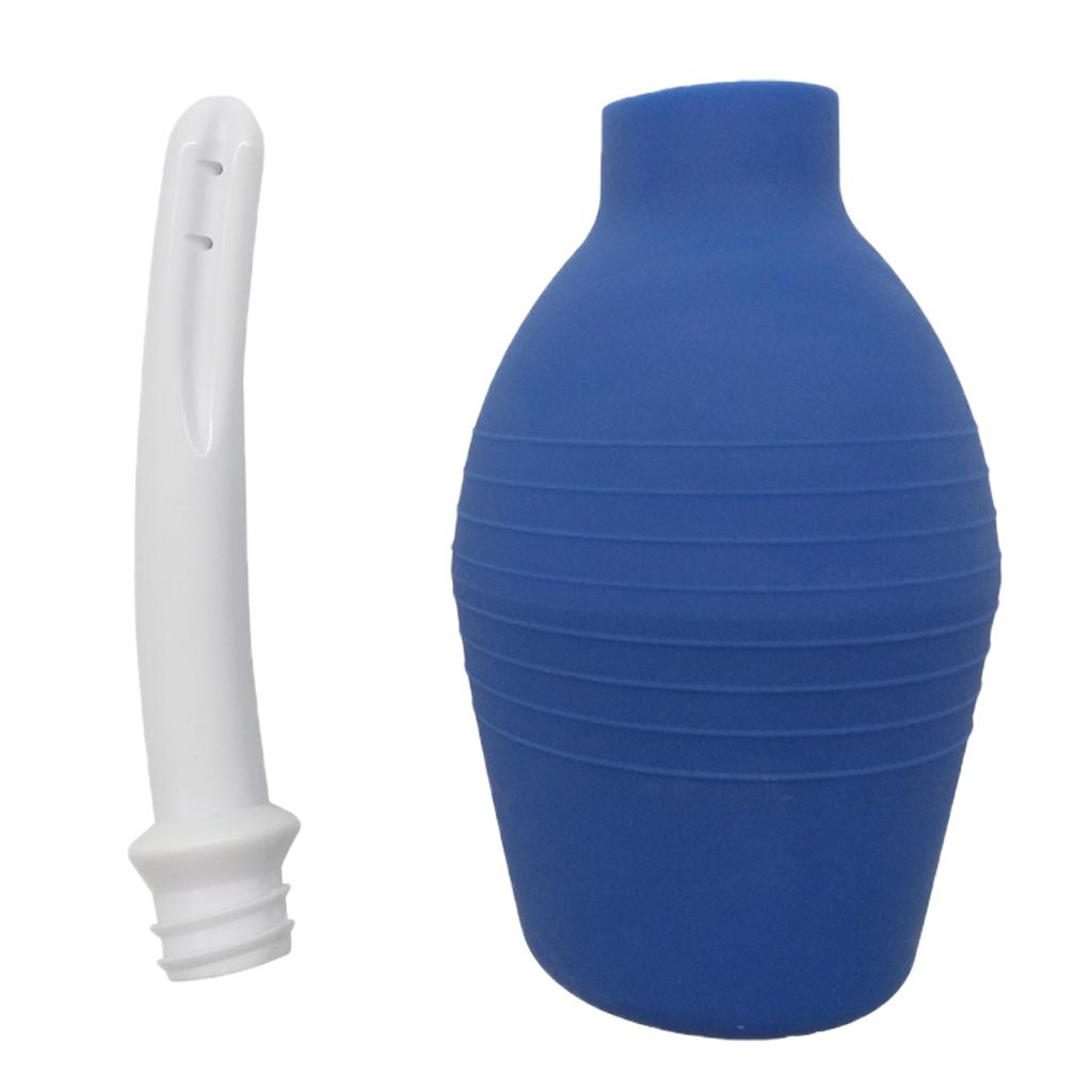 2pcs Soft Comfortable Rubber Anal Douche Enema Bulb Cleaner for Women Man