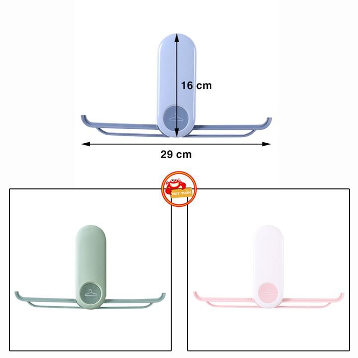Giá treo móc phơi quần áo gấp gọn tiết kiện diện tích (GTM03)