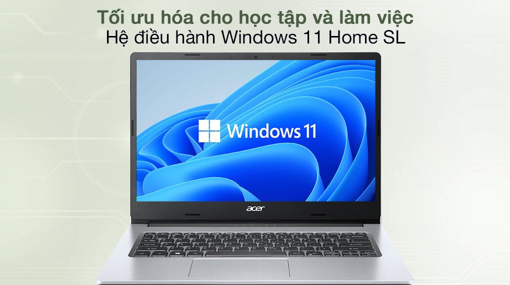 Laptop Acer Aspire 3 A314 35 P3G9 N6000/4GB/256GB/Win11 - Hàng Chính Hãng