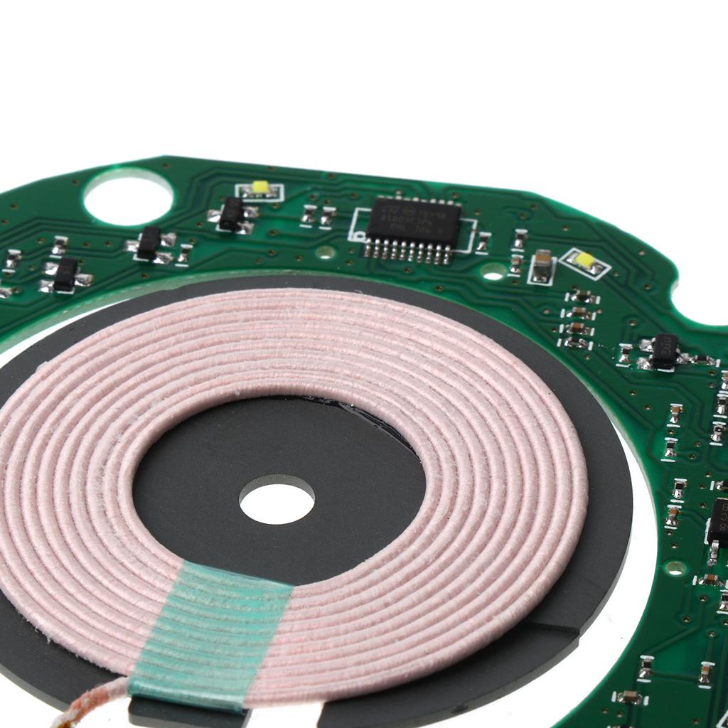 Fast Qi Standard Wireless Charging Module DIY Coil PCBA Circuit Board with Micro USB Port for iPhone X / 8Plus / 8, Samsung Galaxy S8 / S8 Plus / Note 8/ S9