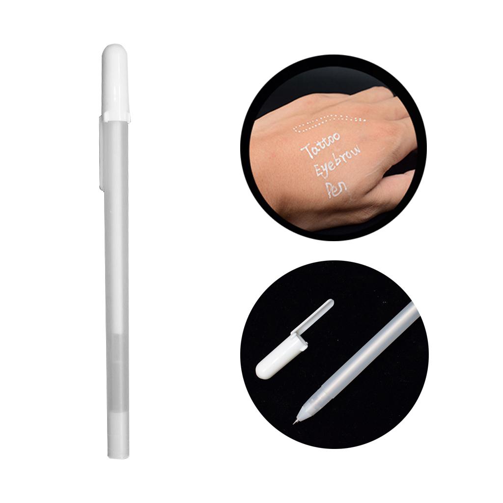 Korean Style White Skin Marker for Piercing Eyebrow Make Up Measuring
