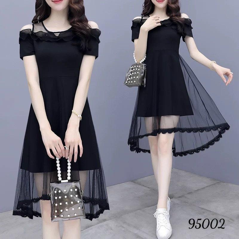 ĐẦM UMI PHỐI LƯỚI SANG CHẢNH - THỜI TRANG TIỂU THƯ HÀN QUỐC - THANH LỊCH 2022