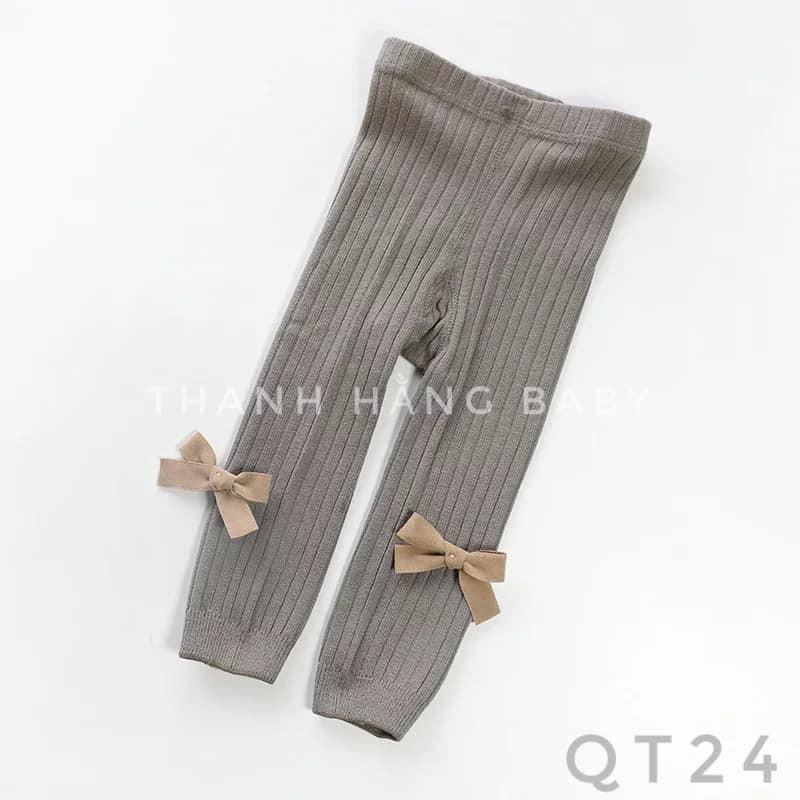 Quần Legging Cho Bé Gái, Quần Tất Hàn Nơ Xinh Cho Bé Thanh Hằng Baby Từ 6 tháng - 4 Tuổi