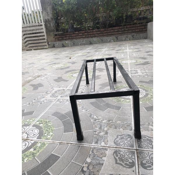 Kệ kê chậu dài 80cm cao15cm rộng 25cm. Hộp thép 2x2cm
