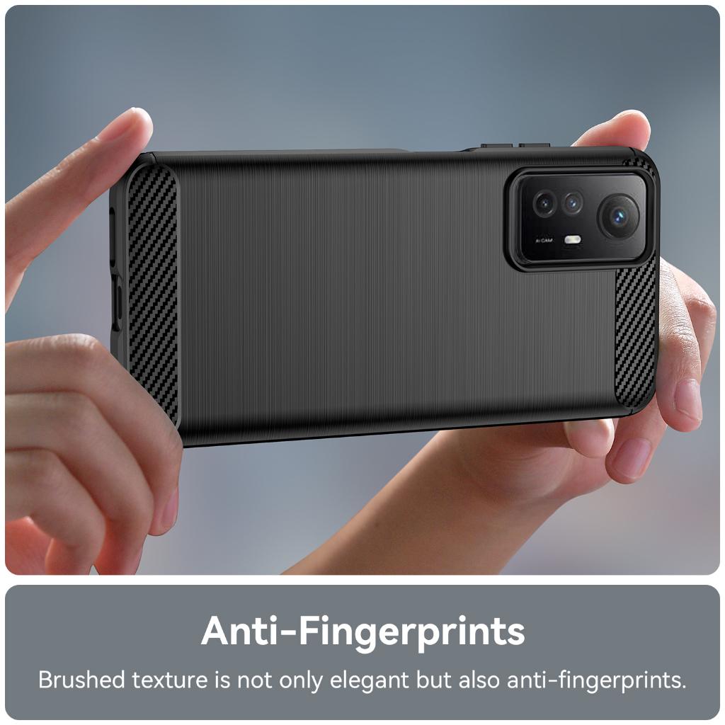 Ốp lưng Xiaomi Redmi Note 12s, Ốp silicone mềm Carbone phay xước chống sốc chống vân tay cho Redmi Note 12s