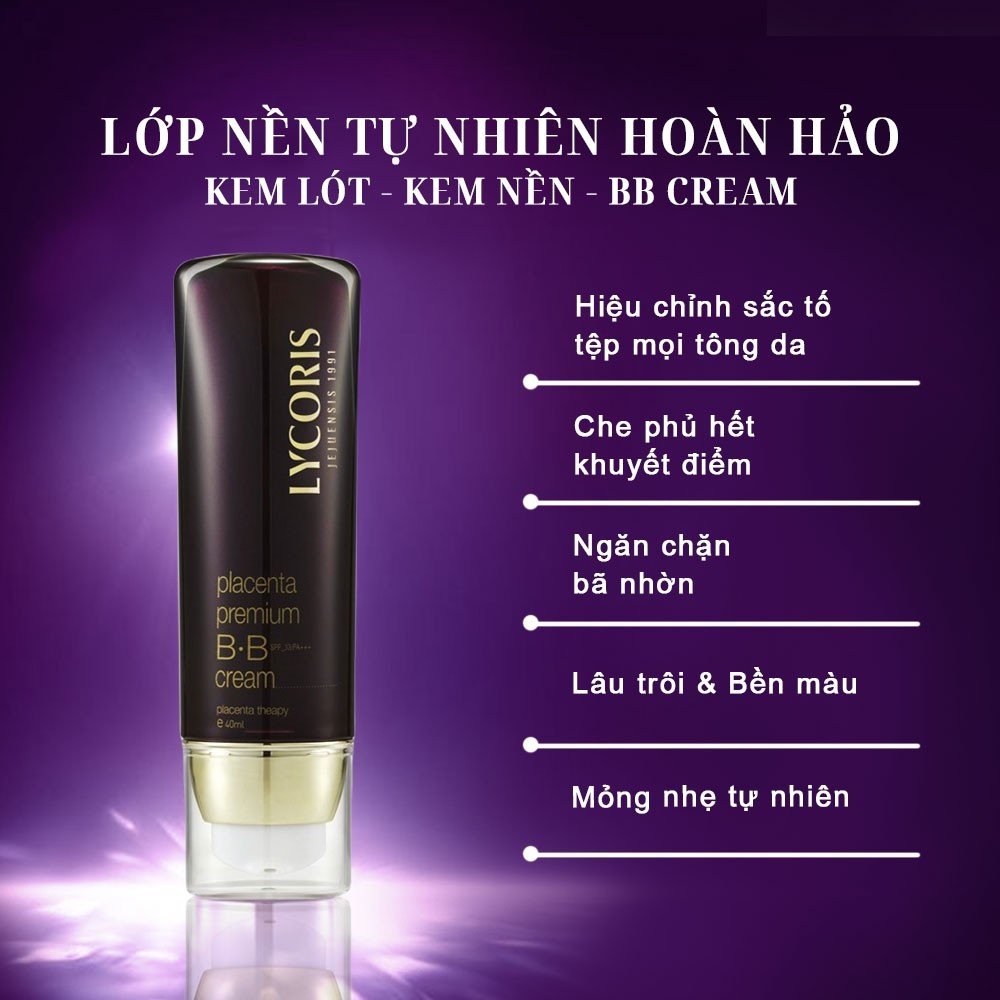 Kem Nền Placenta Premium BB Cream 3 Trong 1