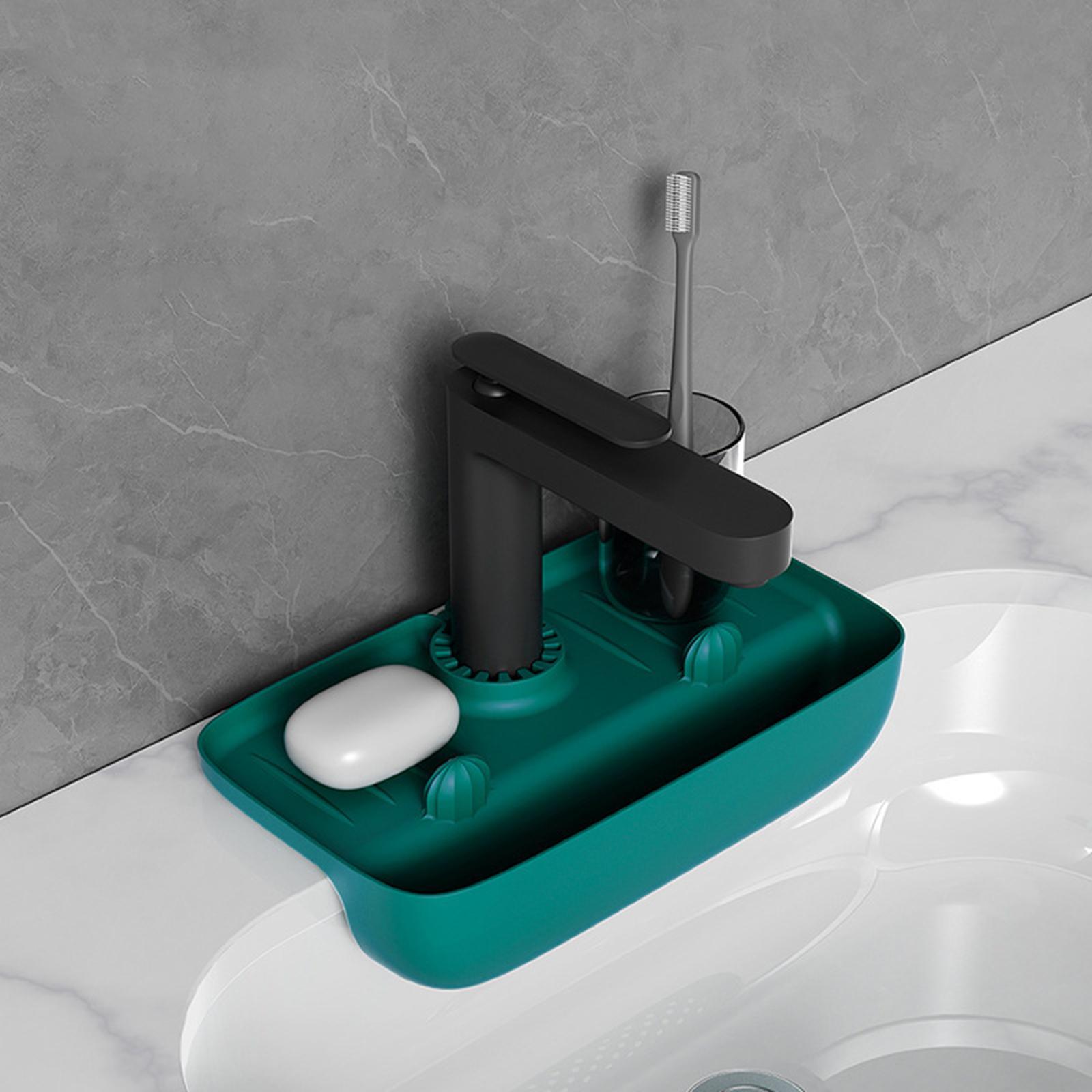 Faucet Rack Organizer Detachable Drainer Strainers for Kitchen Bathroom Soap