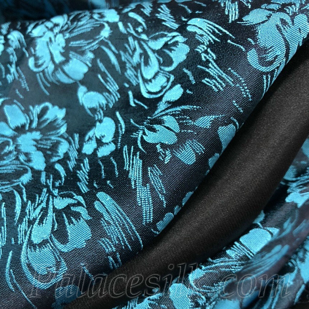 Vải lụa tơ tằm may áo dài HOA LAN, dệt thủ công, 100% sợi tơ tự nhiên
