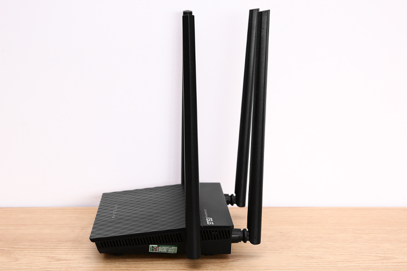 Bộ Phát Sóng Wifi Router Chuẩn AC1300UHP Băng Tần Kép Asus AC1300 Đen - Hàng chính hãng