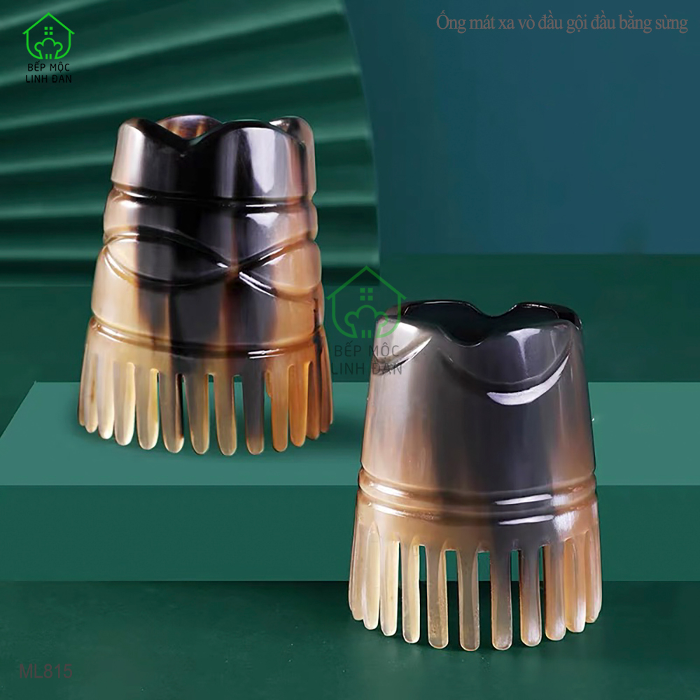 Ống Mát Xa Vò Đầu Gội Đầu Bằng Sừng - Thư Giãn Giúp Lưu Thông Máu [ML815]