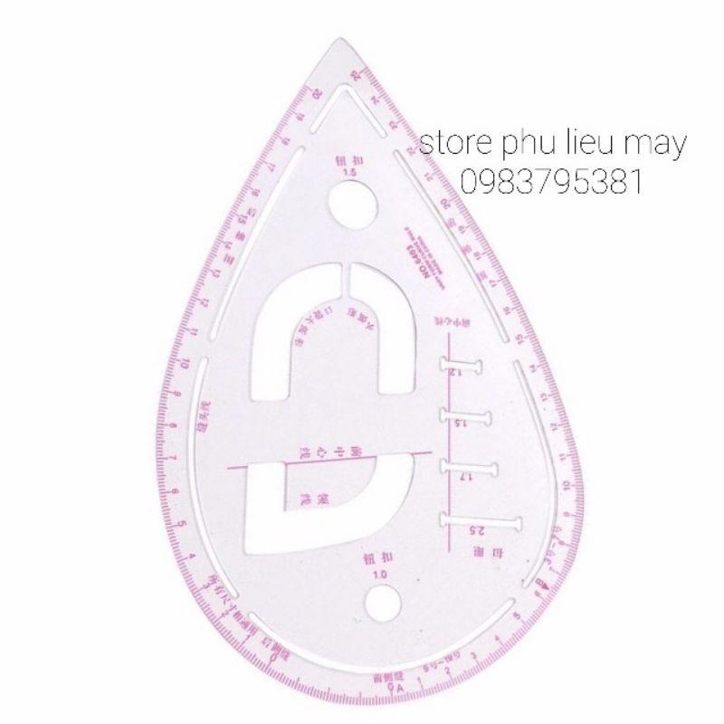 Thước vẽ cổ áo