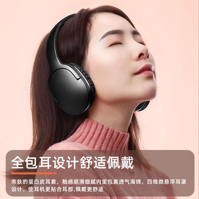 Phong cách mới nhất 02 tai nghe Bluetooth gắn trên đầu điện thoại di động không dây tai nghe trò chơi hỗ trợ âm nhạc tiêu chuẩn chính thức