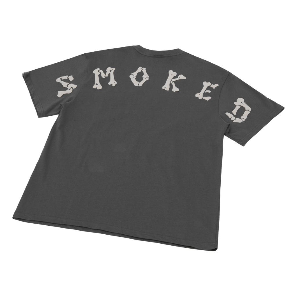 Áo thun SWE form rộng, tay lỡ SMOKED BONE TEE 100% cotton thoáng mát cao cấp, in lụa in hình độc lạ