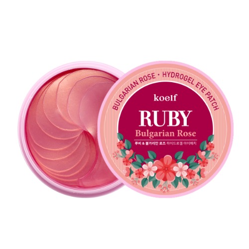 Mặt nạ mắt koelf RUBY Bulgarian Rose Hydrogel - Hủ 60 miếng