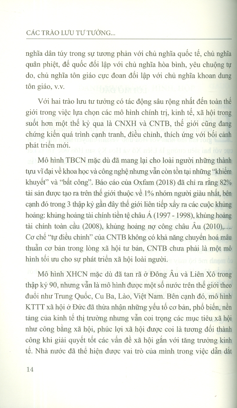 Các Trào Lưu Tư Tưởng Trong Thế Giới Hiện Nay Và Tầm Nhìn Đến Giữa Thế Kỷ 21